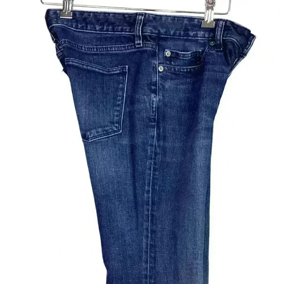 Gap 1969 Womens 27 Regular Midrise Perfect Boot Jeans Blue  Spandex Medium Wash - Picture 5 of 9